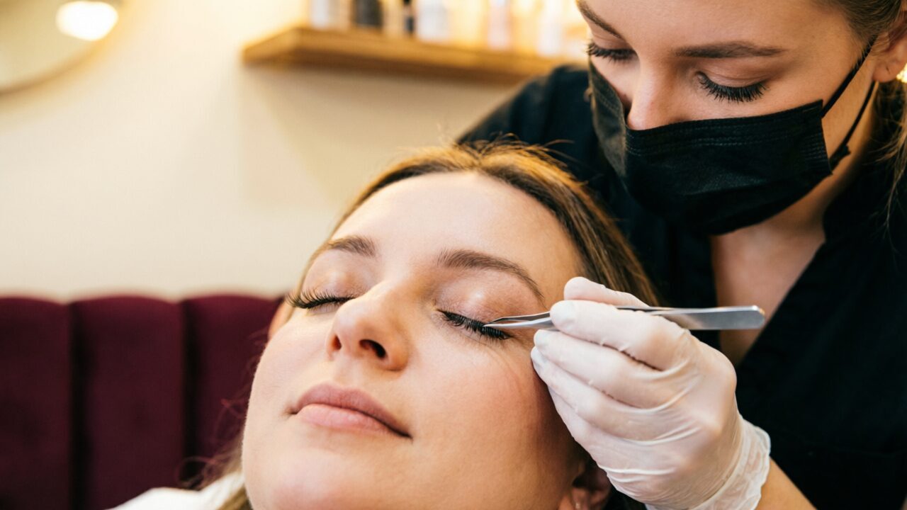 Brows & Lashes treatment room at Gilded Dreams