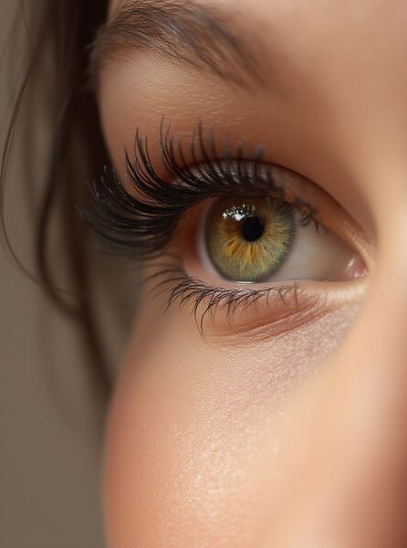 Professional brow and lash treatment at Gilded Dreams Salon