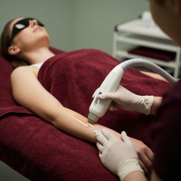 Laser hair removal equipment and treatment at Gilded Dreams