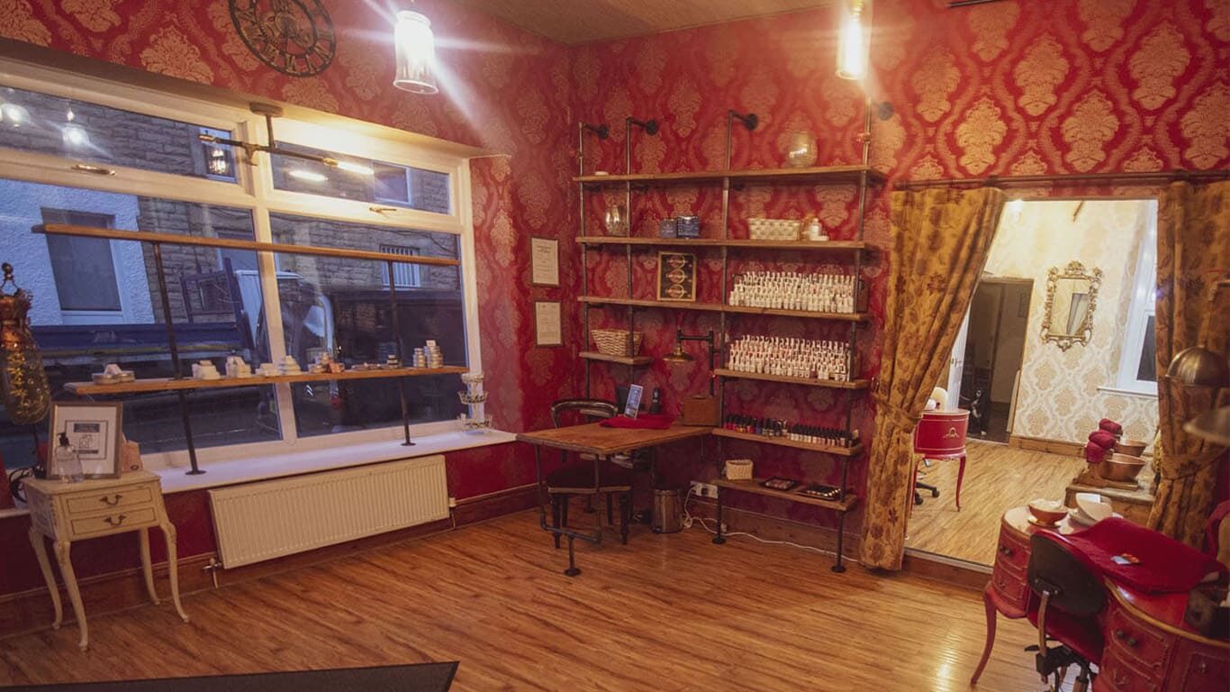 Gilded Dreams salon interior