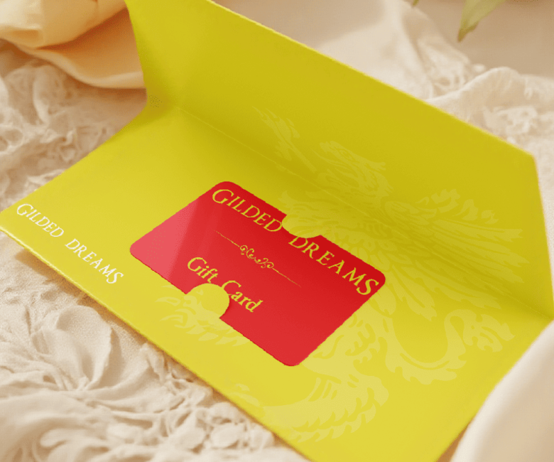 Gilded Dreams Gift Card Physical